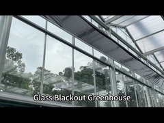 ガラスの自動停電温室 菌類のために!